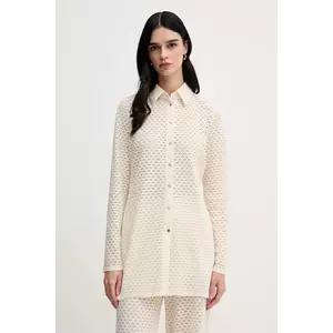 Marc Aurel cămașă culoarea bej, cu guler clasic, regular, 6327-7000-93428 imagine