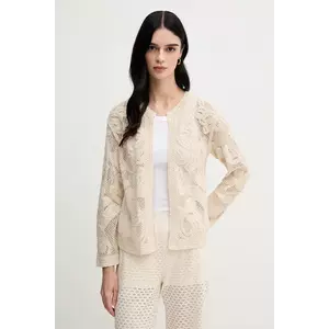 Pedro del Hierro cardigan culoarea bej, light, 3519557 imagine