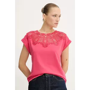Morgan tricou culoarea roz, DELONA imagine