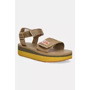 The North Face sandale Skeena Platform culoarea bej, cu platformă, NF0A8AE779H1 imagine