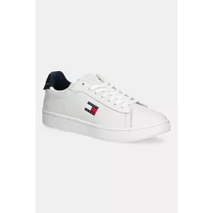 Tommy Jeans sneakers din piele ARCHIVE '98 culoarea alb, EM0EM01596 imagine