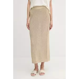 United Colors of Benetton fustă culoarea verde, maxi, drept, 11365000B imagine