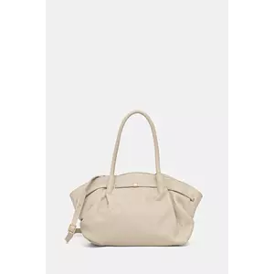 Answear Lab poseta de piele culoarea bej imagine