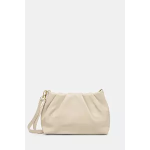 Answear Lab poseta de piele culoarea bej imagine