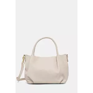 Answear Lab poseta de piele culoarea bej imagine