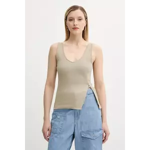 G-Star top din bumbac culoarea verde, D26226-D275 imagine