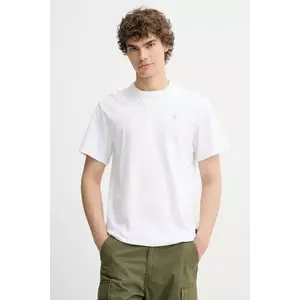 G-Star tricou din bumbac culoarea alb, uni, D24449-B255 imagine