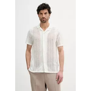 Lindbergh cămașă culoarea alb, relaxed, 30-203727 imagine