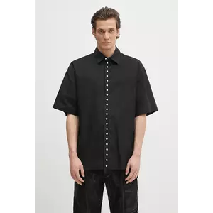 AMBUSH cămașă Pearl Button Shirt culoarea negru, cu guler clasic, relaxed, 12115313 imagine