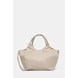 Answear Lab poseta de piele culoarea bej imagine