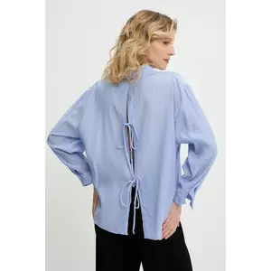 Answear Lab cămașă cu guler clasic, relaxed imagine