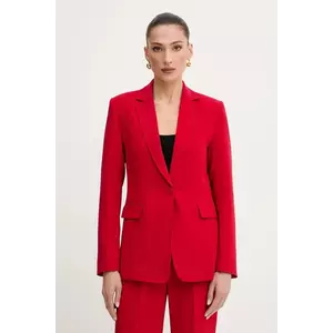 Morgan sacou culoarea roșu, un singur rând de nasturi, uni, VESTY.F imagine