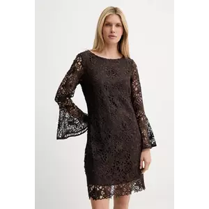 Bruuns Bazaar rochie culoarea maro, mini, drept, BBW4517 imagine