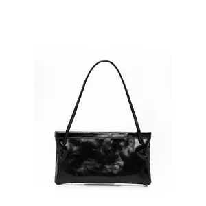 By Far poșetă de piele culoarea negru, MWBSB057CL034BK001PL imagine