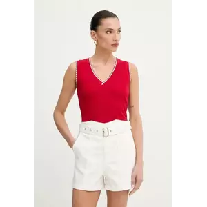 Morgan top culoarea roșu, DALBA imagine