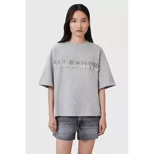 AllSaints tricou din bumbac AMELIE culoarea gri, W123JC imagine