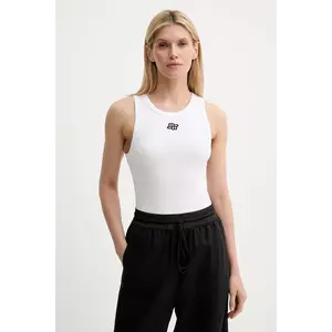 MUNTHE top din bumbac TEZZA culoarea alb, 247113124764 imagine