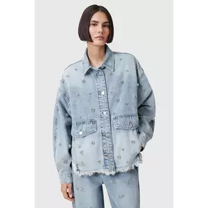 AllSaints geacă de blugi din bumbac HETTIE de tranziție, oversize, W106PC imagine