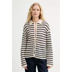 Rag & Bone cardigan cu amestec de in culoarea bej, light, WAS25P060BR60 imagine