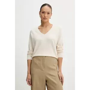 OUI pulover culoarea bej, 93708 imagine