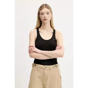 Tommy Jeans top culoarea negru, DW0DW20917 imagine