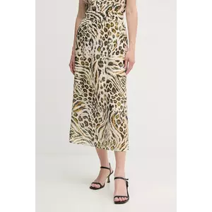 Marc Aurel fustă culoarea bej, midi, drept, 2286-1021-93436 imagine