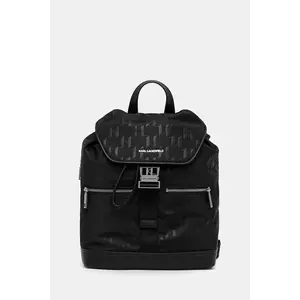 Karl Lagerfeld rucsac K/MONOGRAM culoarea negru, mare, A3M30162 imagine