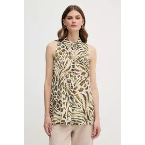 Marc Aurel cămașă culoarea bej, cu guler clasic, relaxed, 6322-1000-93436 imagine