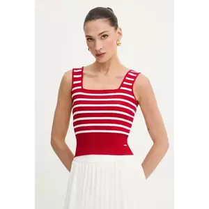 Morgan top culoarea roșu, MPINKA imagine