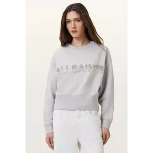 AllSaints hanorac din bumbac SEPARO culoarea gri, cu imprimeu, W215JC imagine