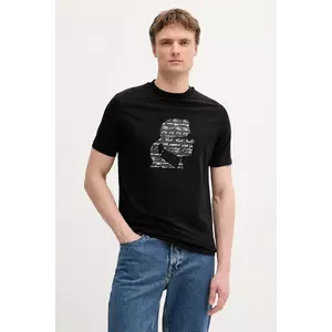 Karl Lagerfeld tricou culoarea negru, cu imprimeu, 553235.755042 imagine