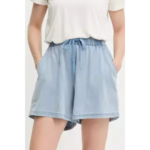 Answear Lab pantaloni scurti neted, high waist imagine