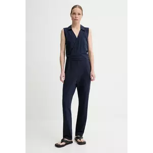 G-Star salopetă din bumbac culoarea bleumarin, bumbac, cu guler, D26093-C336 imagine