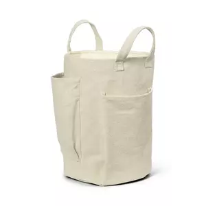 ferm LIVING coș de depozitare Pocket Storage Bag culoarea bej imagine