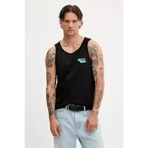 Tommy Jeans top din bumbac culoarea negru, DM0DM21783 imagine