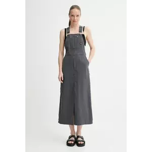 G-Star rochie culoarea gri, maxi, drept, D26159-D522 imagine