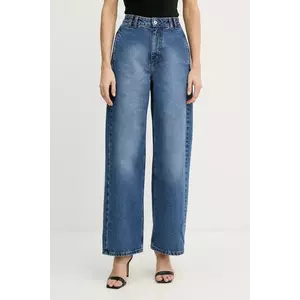 La Mania jeans culoarea bleumarin, MYKKI imagine