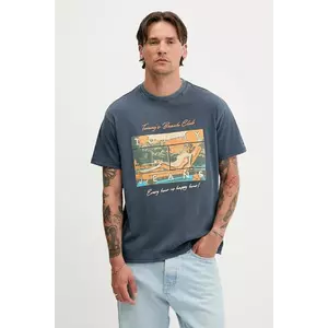 Tommy Jeans tricou din bumbac cu imprimeu, DM0DM21387 imagine