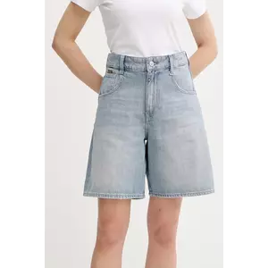 G-Star pantaloni scurți jeans uni, high waist, D26582-D943 imagine