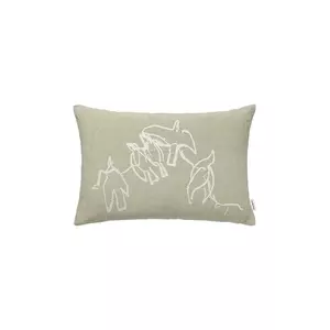 ferm LIVING pernă decorativă Vuelo culoarea verde imagine