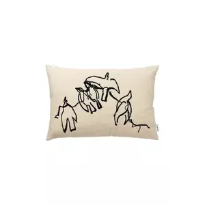 ferm LIVING pernă decorativă Vuelo culoarea bej imagine