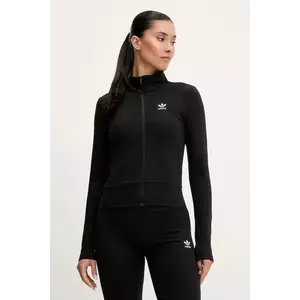 adidas Originals bluză Essential culoarea negru, cu imprimeu, JD5905 imagine