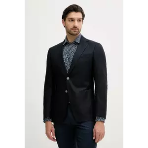 BOSS sacou de lână culoarea bleumarin, 50545880 imagine