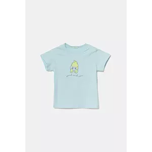 United Colors of Benetton tricou din bumbac pentru bebelusi cu imprimeu, 3I1XA1069 imagine