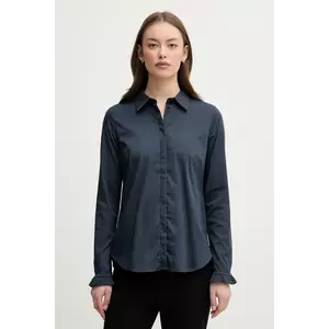 Mos Mosh camasa femei, culoarea verde, cu guler clasic, regular, 144070 imagine