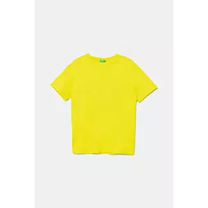 United Colors of Benetton tricou de bumbac pentru copii culoarea verde, cu imprimeu, 3I1XC10P7 imagine