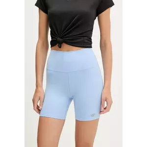 New Balance pantaloni scurți de antrenament uni, high waist, WS51114ELE imagine