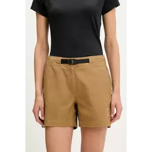 Mammut pantaloni scurți outdoor Tamaro culoarea verde, uni, high waist, 1023-01180 imagine