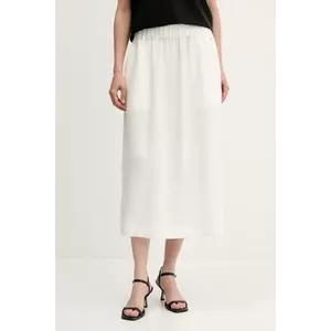 Mos Mosh fusta culoarea bej, midi, drept, 169640 imagine