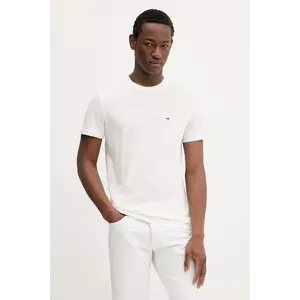 Tommy Jeans tricou din bumbac 2-pack bărbați, culoarea negru, uni, DM0DM20687 imagine